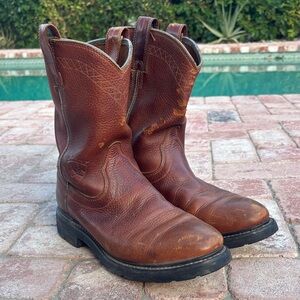 Ariat Sierra Full Grain Leather Brown Leather Boots 💪